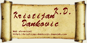 Kristijan Danković vizit kartica